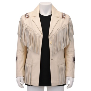2026 Genuine Leather Western <b>Jackets</b> Best Design High Quality <b>Light</b> Weight Customized Logo Cowgirl Leather <b>Jacket</b> on Sale - Product Image 5