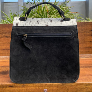Vente en gros 2024 gravés au laser Buckin Horses en cuir suédé sacs à main au point de bottes pour femmes Western Hair On Cowhide Designer Purses - Product Image 5