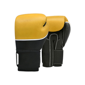 Guantes de Boxeo de Cuero de Alta Calidad, Muy Populares, con Cierre de Gancho y Bucle en la Muñeca, Servicio Personalizado OEM - Product Image 4