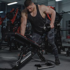 52LBS Adjustable Steel and Plastic <b>Dumbbells</b> Rubber Coated for Comfort and Durability - Product Image 2