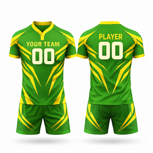 Maillot de sport respirant pour homme, nouveau design imprimé par sublimation, avec short, 100 % polyester, vente en gros - Product Image 5