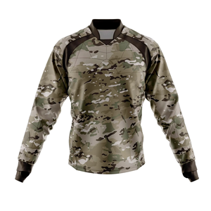 Camiseta de Paintball Sublimada de Alta Calidad, Anti-UV, Antibacteriana, de Secado Rápido, Transpirable y Duradera, con Tejido Interlock/Malla, Personalizable para Equipos - Product Image 5