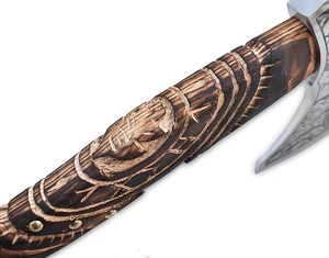 Hacha Vikinga Thewizcrafts Hecha a Mano, de Acero Industrial con Alto Contenido de Carbono, Mango de Madera de Palisandro, Funda de Cuero, Personalizada, 1.5 kg - Product Image 2