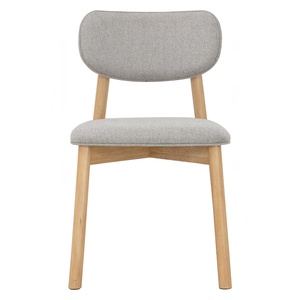 Chaise de salle à manger moderne et minimaliste en stock, avec dossier et assise rembourrés et confortables, idéale pour café et appartement - Product Image 2