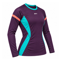 Chemise de compression respirante unisexe anti-UV pour entraînement MMA et sport