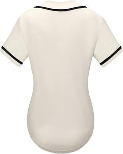High Quality Plain Button Blank <b>Baseball</b> Jerseys Full Sleeve Player Name Front Custom Team Name Anti-Bacterial Unisex Adult - Product Image 3