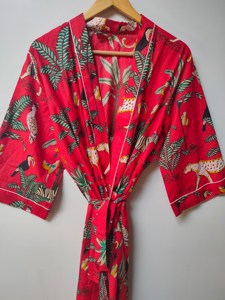Cotton kimono Kimono <b>robe</b> Bridesmaid <b>robe</b> kimono night dress Beach wear dress night kimono - Product Image 3