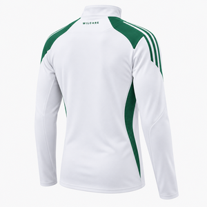 WILCARE Blue Long Sleeve <b>Sports</b> <b>Jersey</b> With Half Zip And Logo Breathable Team Wear For All Seasons wholesale rate 2026 - Product Image 4