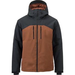 เสื้อแจ็คเก็ตสกีผู้ชายกันน้ำ 10,000 มม. ผลิตจากวัสดุ Gore-Tex ป้องกันลม พร้อมฮู้ดและซิปปิด สำหรับเล่นสโนว์บอร์ดและกิจกรรมกลางแจ้ง - Product Image 1