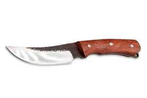 Herramienta utilitaria de acero con alto contenido de carbono, acabado martillado a mano, mango de palisandro. - Product Image 6
