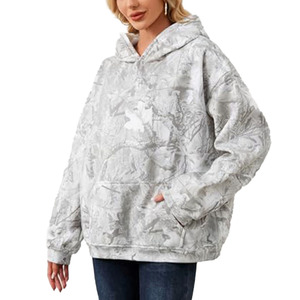 Sudadera con Capucha Extra Grande Unisex, Estampada, 100% Algodón, Corte Regular para Invierno - Product Image 1