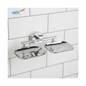 Jabonera Doble Moderna Arion Collection con Bandeja de Drenaje para Baños de Hogar y Hotel, Ecológica, de Proveedor Confiable - Product Image 3