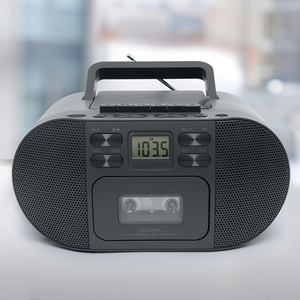 ODM Portable Boombox CD Cassette <b>Player</b> MP3 <b>USB</b> Radio AC DC Operated Recorder for Language Study Plastic Sleek Design - Product Image 5