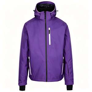 Veste bomber à capuche ample pour homme, fermeture éclair, imperméable, coupe-vent, écologique, streetwear printemps - Product Image 5