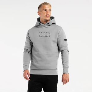 Sudaderas con Capucha para Hombre 100% Algodón, Invierno, con Impresión Digital y Bordado, Forro Polar Grueso - Product Image 2