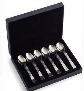 Cuillères à thé en acier inoxydable au design minimaliste, manche long, finition miroir, compatibles lave-vaisselle, pour les voyages et la cuisine - Product Image 6