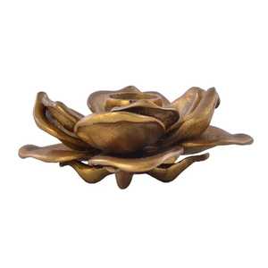 Support de bougie artisanal de luxe à motif floral pour la décoration de la maison - Product Image 3