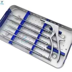 Juego de Instrumentos Quirúrgicos Espinales FIDA International, Instrumentos Manuales de Cirugía General, Cervicales y Lumbares, Certificados CE, de Acero Inoxidable - Product Image 1