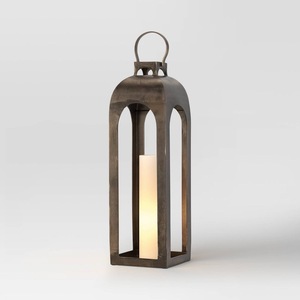 Faroles de metal decorativos personalizados de diseños únicos para interiores y exteriores, juego de faroles altos de estilo rústico para suelo y colgantes. - Product Image 1