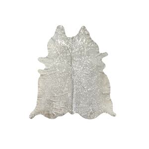 Tapis en cuir de vachette fait main métallique, tapis en fourrure pour la décoration de la maison et du bureau de luxe - Product Image 5