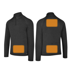 เสื้อเชิ้ตแขนยาวแบบอุ่นได้ ใช้แบตเตอรี่ 5V สำหรับทุกเพศ พร้อมจุดให้ความร้อน 3 จุด เหมาะสำหรับสวมใส่กลางแจ้งในฤดูหนาว - Product Image 2