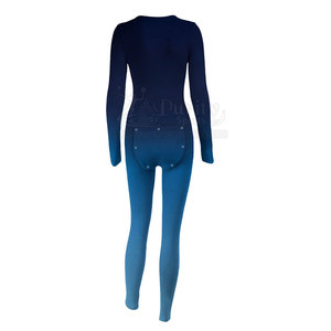 Combinaison à volants de style moderne, combinaison à volants en tissu tendance, combinaison à volants pour tous les jours, tenue pour femmes - Product Image 5