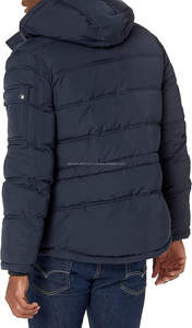 Men's <b>Hooded</b> Puffer Jackets <b>Coats</b> <b>Winter</b> Warm Zipper Casual Padded Outerwear <b>Coat</b> <b>Winter</b> <b>Hooded</b> Customize - Product Image 2