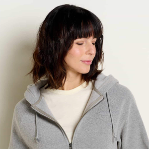 Sweat-shirt à capuche court pour femme, couleur unie, manches longues, 100 % coton, imperméable et écologique, vente en gros - Product Image 4