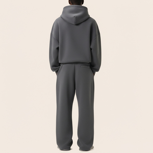 ชุดวอร์มผู้ชายแฟชั่นฤดูใบไม้ร่วงแบบมีฮู้ด สไตล์สตรีทแวร์ ผ้าฝ้าย 100% พิมพ์ลายสกรีน ระบายอากาศได้ดี ผ้าฟลีซ สำหรับฤดูหนาว ปรับแต่งได้ - Product Image 2