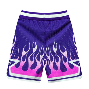 Shorts de sport en tissu mesh de haute qualité, shorts de basket-ball en polyester sublimé avec poche, shorts personnalisés pour hommes OEM - Product Image 2