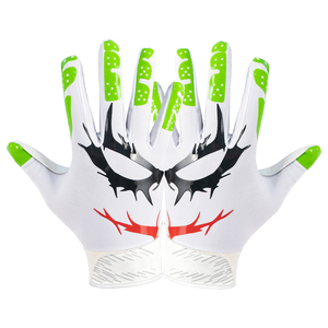 Gants de football américain personnalisés avec paume antidérapante et tissu respirant pour joueurs de football – Vente en gros - Product Image 1