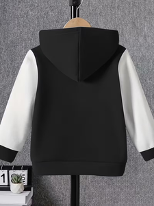 Boys' Casual Jacket Coat Autumn Fashion Fall Winter New Trendy Youngsters' Baseball Uniform Top Boy Winter Outfit Classic Korean - Product Image 3