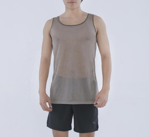 Men Everyday Sleeveless Tank <b>Top</b> Soft Lightweight Active Apparel Quick Dry Breathable Eco-Friendly Fabric for Exercise Fitness - Product Image 2