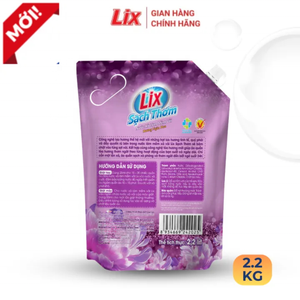Bán Buôn Giá Tốt Nhất Lix Chất Làm Mềm Vải Ngàn Hoa Hương Thơm 2.2L Cho Trang Phục Chất Tẩy Rửa Sử Dụng Made Tại Việt Nam - Product Image 2