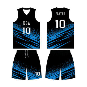 Conjunto de Uniforme de Baloncesto Personalizado de Talla Grande, Ligero, Transpirable, de Malla para Verano, Alta Calidad, OEM, Marca Privada, Venta al Por Mayor - Product Image 5