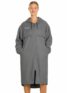 New Custom Waterproof Swimming Parka Adult Unisex Swim Team <b>Coat</b> Fleece Lined Winter Pool Deck Jacket <b>Top</b> Trending Sublimation - Product Image 3