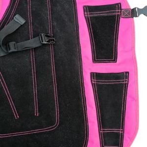 Delantal de Herrador de Alta Calidad, Delantal de Herrador de Cordura y Cuero de Ante, Delantales de Herrador con 4 Bolsillos para Cuchillos - Product Image 5
