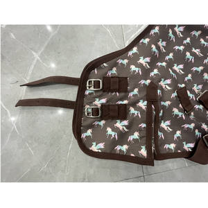 बारिश के मौसम के लिए बाहरी उपयोग के लिए 600 डेनिर वर्षा शीट कोई भरने वाले घोड़े/कंबल सर्दियों नायलॉन - Product Image 4