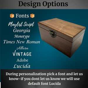 Hardwood Rectangle <b>Lockable</b> Storage <b>Box</b> Carved Wooden Organizer Case with Hinged Lid for Jewelry Travel Home Tabletop - Product Image 4