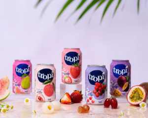 Bebida de Jugo Tropi, Lata de Aluminio de 330 ml, 100% Puré de Fruta, Bajo en Grasa, Agua de Sandía y Bebida con Sabor a Frutas Variadas Recién Exprimida - Product Image 4