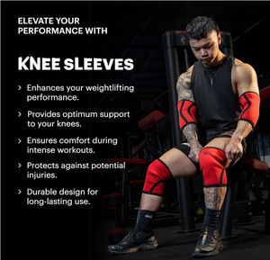 Genouillères unisexes en néoprène de 7 mm d'épaisseur, souples, respirantes, à élasticité réglable, avec logo personnalisé, protection professionnelle robuste - Product Image 4