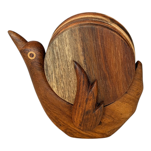 Soporte Decorativo de Caracol de Madera Hecho a Mano, Figura Rústica de Animal, Decoración de Mesa para el Hogar, Adorno de Madera Hecho a Mano - Product Image 5
