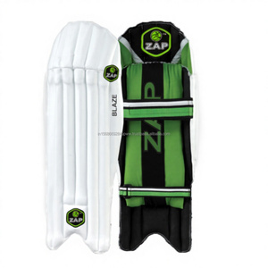 Protège-tibias de gardien de but ZAP Elite Blaze – Ajustement ergonomique |   Mousse haute densité |   Durable |   Équipement de cricket de performance professionnelle - Product Image 1