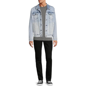 Chaqueta de Mezclilla Transpirable para Hombre, Buena Calidad a Precio Razonable, Impresión de Logotipo Personalizado - Product Image 3