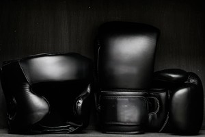 <b>Top</b> Selling Customizable <b>PVC</b> Boxing Sparring Set Gloves Head Gear & Groin Guard Custom Brand High Quality Training Kit - Product Image 6