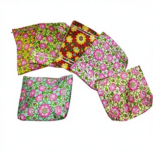 Pochette élégante multicolore Gotta Patti, motif floral indien traditionnel, pour mariages, Pooja et cadeaux de remerciement, souvenir floral - Product Image 3