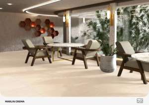 กระเบื้องพอร์ซเลนเคลือบซาตินดีไซน์หรู ขนาด 600x1200 มม. กระเบื้องปูพื้นและผนังขนาดใหญ่ สำหรับโครงการตกแต่งภายในระดับไฮเอนด์ - Product Image 6