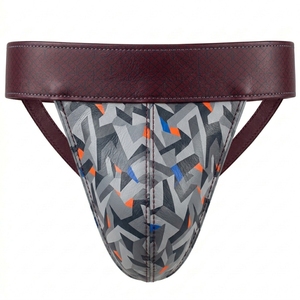 Protège-entrejambe MMA antidérapant en cuir recyclé avec logo personnalisé, très vendu, pour l'entraînement professionnel aux arts martiaux - Product Image 1