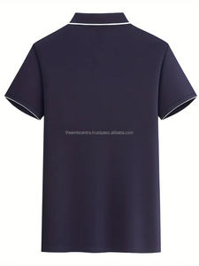 Nueva Camiseta de algodón de verano a la moda para hombre, ropa deportiva informal de manga larga, polos transpirables ajustados, polos para hombre - Product Image 4