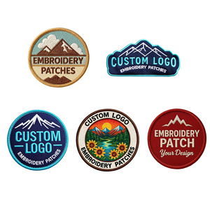 Customizable Lightweight Canvas Fabric <b>Sew</b>-<b>On</b> Embroidered <b>Patches</b> for Clothing & Hats (Round/Triangle/Rectangle Shapes) - Product Image 6